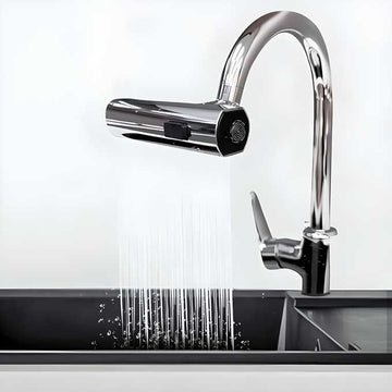 3 in 1 360 Waterfall Kitchen Faucet, Touch Faucet